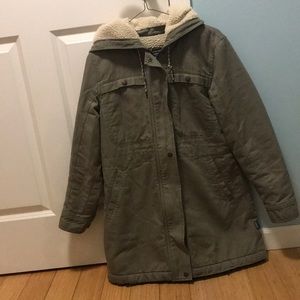Patagonia prairie dawn fleece lined parka